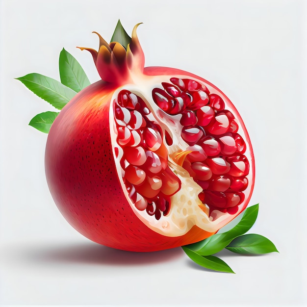 Pomegranate fresh fruit generative ai