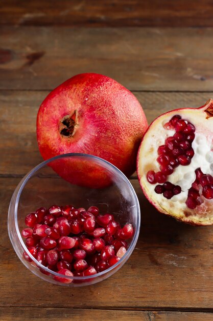 Pomegranate fruit or Buah Delima merah