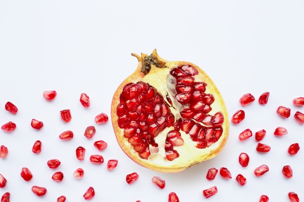 Pomegranate fruit and seeds