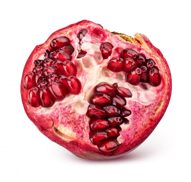 Pomegranate isolated 