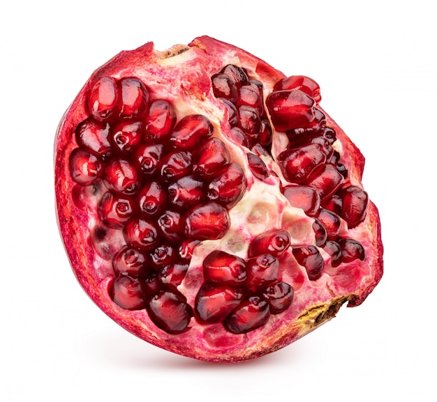 Pomegranate isolated 