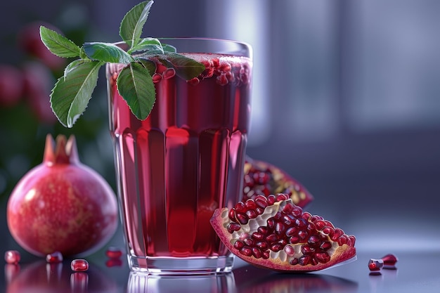 Pomegranate Mint Juice