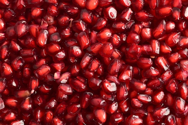 Pomegranate Seeds Texture full frame