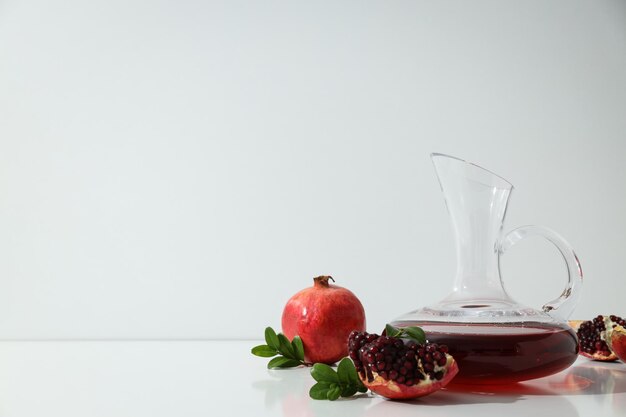 Pomegranate wine delicious and gourmet alcohol drink