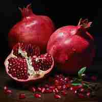 Photo pomegranate