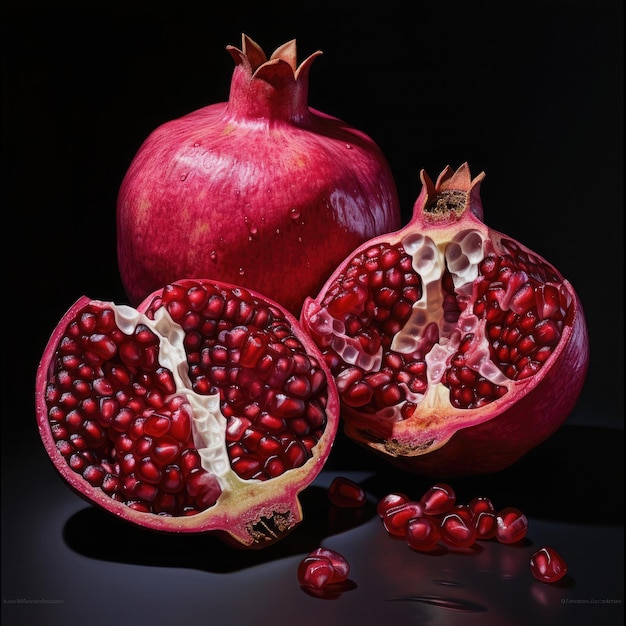 Photo pomegranate