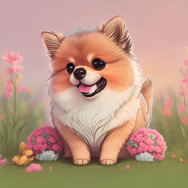 Pomeranian a little coco