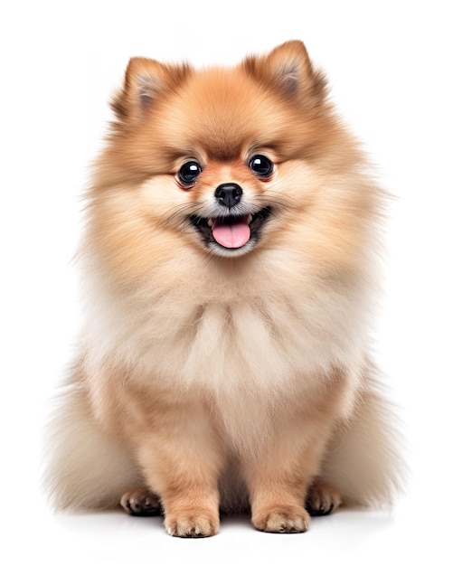 Pomeranian Sitting