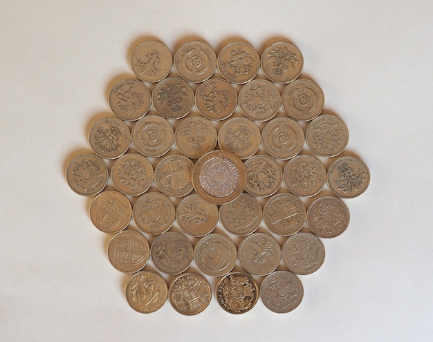 Pond munten, Verenigd Koninkrijk
