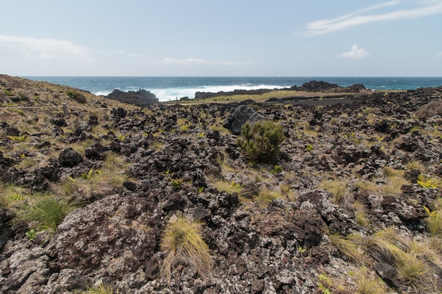 Ponta da Ferraria coastline