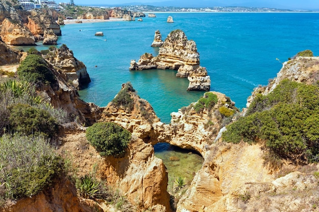 Ponta da Piedade(포르투갈 알가르베 라고스 타운의 해안선을 따라 형성된 암석 그룹).