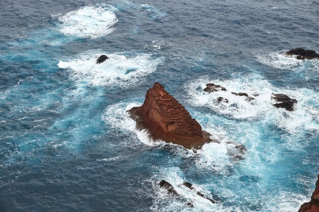 ポルトガル、マデイラ島のポンタデサンロレンコ