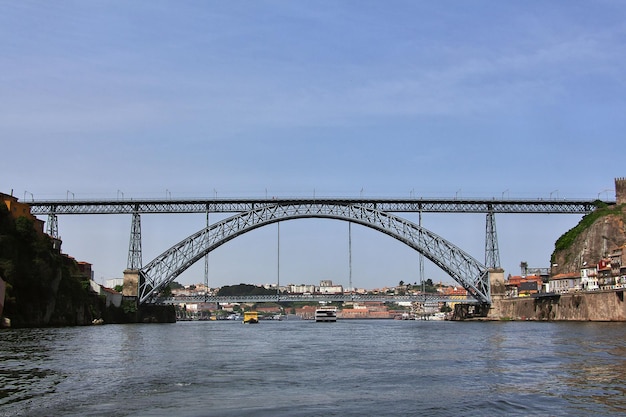 Ponte de Dom Luis I The Bridge in Porto Portugal