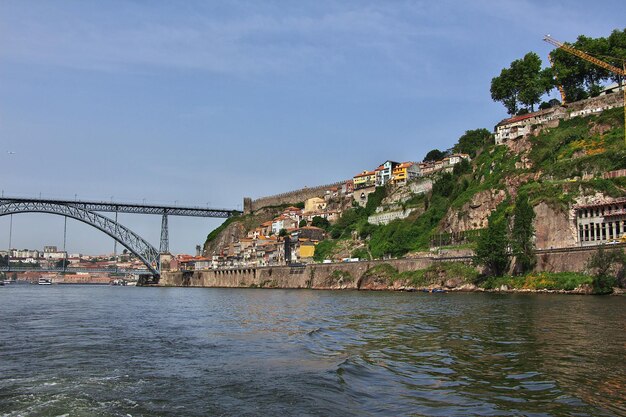 Ponte de Dom Luis I The Bridge in Porto Portugal