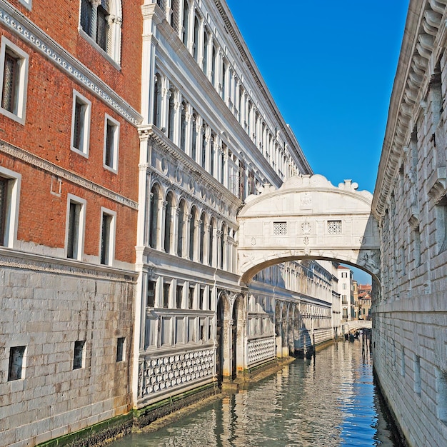 Ponte dei Sospiri on a clear day