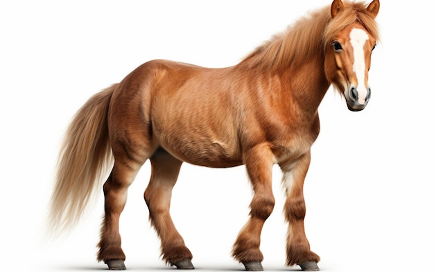 Pony on a Transparent Background