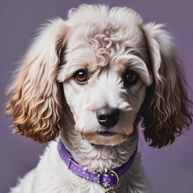 Photo poodle portrait