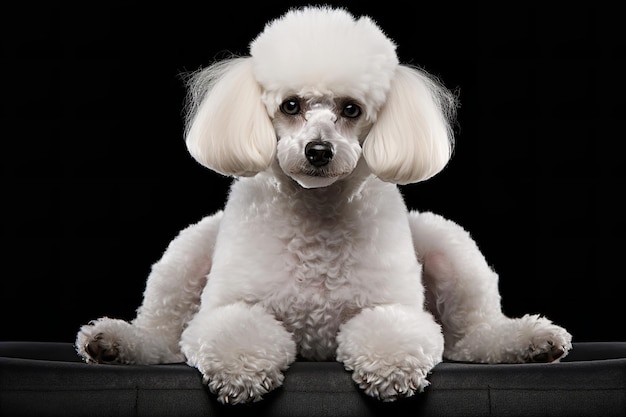 Photo poodles whimsical expression