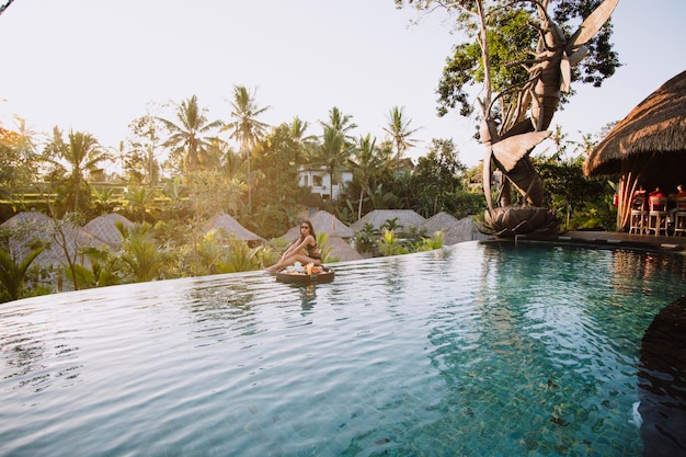 The pool at the bali resort