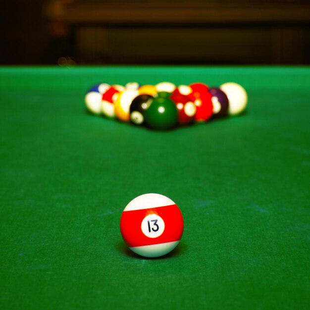 Photo pool balls