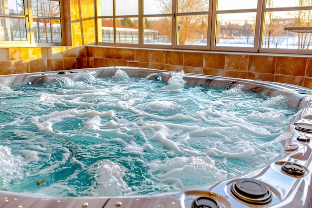 A pool designed for hydrotherapy sessions