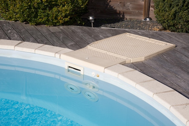 The pool filtration system for clean and warm water