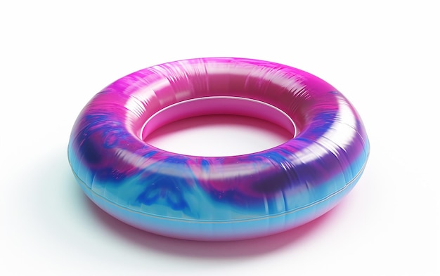 Pool Float for Ultimate Relaxation On White Background