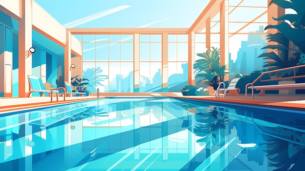 Pool in the vector