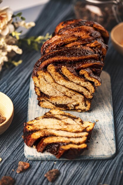 Poolse babka cake met chocolade