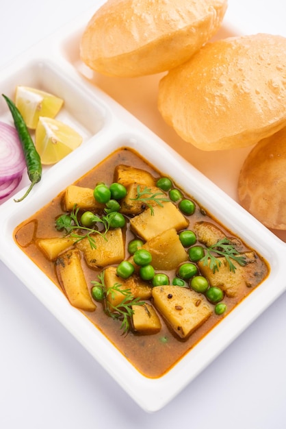 Poori Masala curry or Aloo Sabzi for Puri