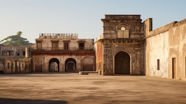 Poorly restored of history building