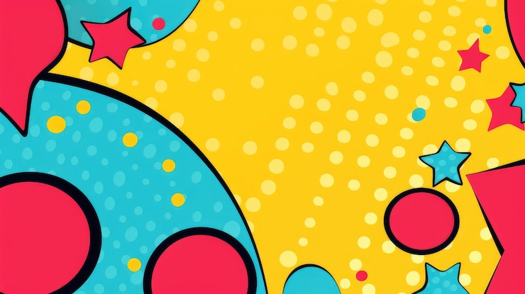 Foto pop art achtergrond ai gegenereerde afbeelding