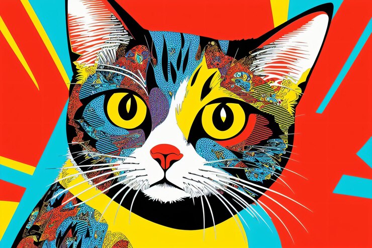 Photo 猫のポップアート