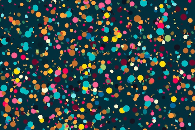 Pop art colorful confetti background