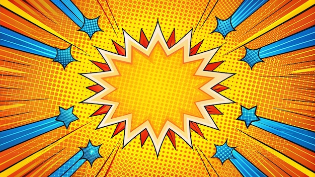 a pop art explosion background