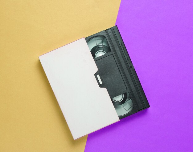 Pop culture retro attribute of cassette