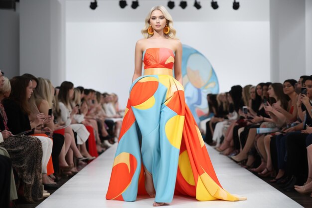 An Popart Fashion Runway Show