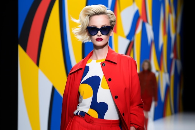 An Popart Fashion Runway Show