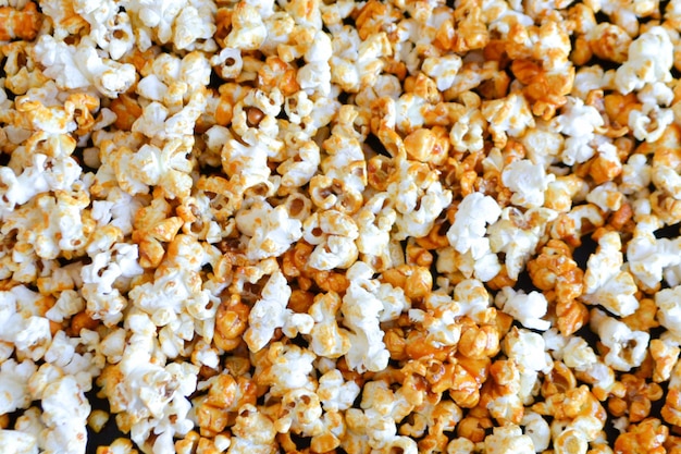 Foto popcorn-achtige achtergrond