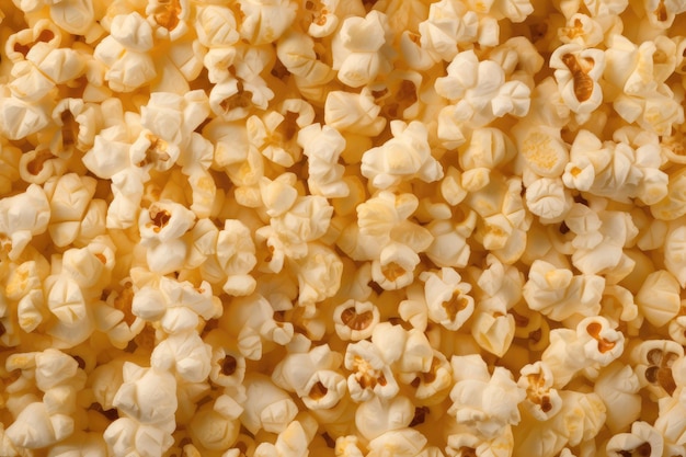 Popcorn background AI generated image