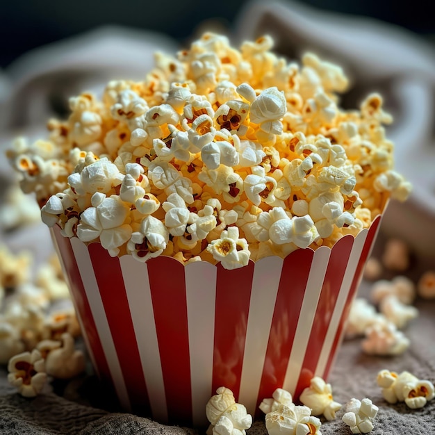 Popcorn bioscoop snack visueel foto album vol zoete en heerlijke momenten