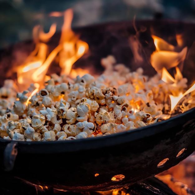 Popcorn bioscoop snack visueel foto album vol zoete en heerlijke momenten