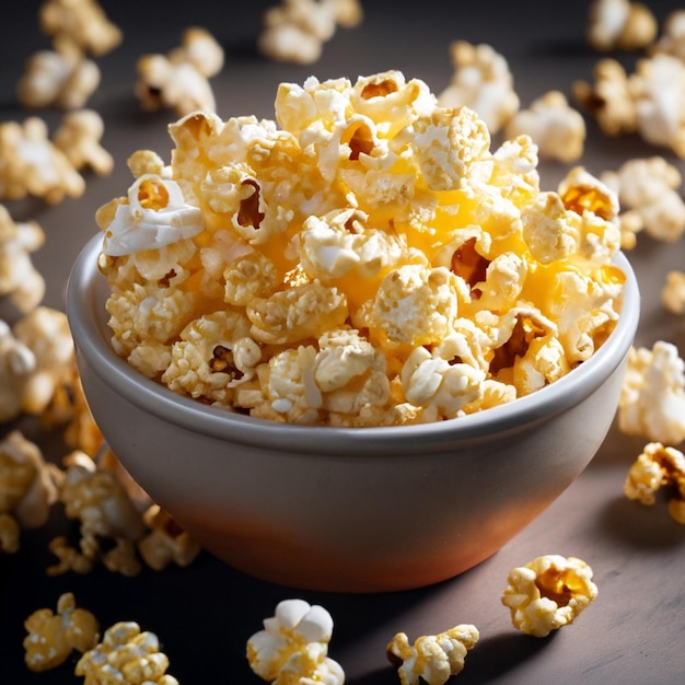 Popcorn In Bowl