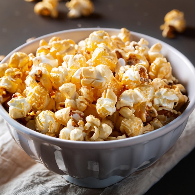 Popcorn In Bowl