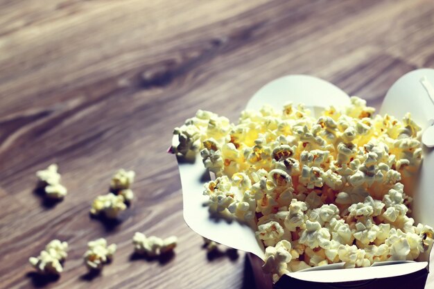 Popcorn doos vloer