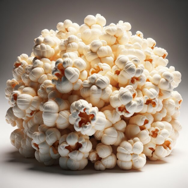 popcorn isolated on a white background