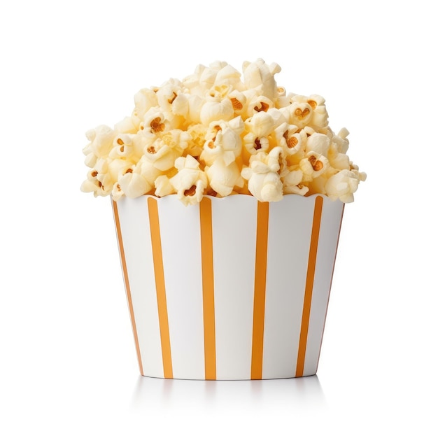 Popcorn Isolated on White Background