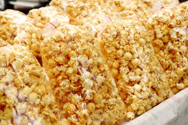 Popcorn in the market