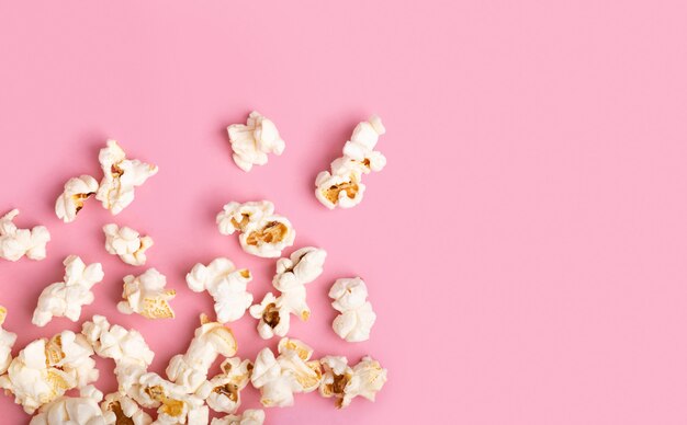 Popcorn on Pink