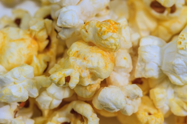 Popcorn snack closeup